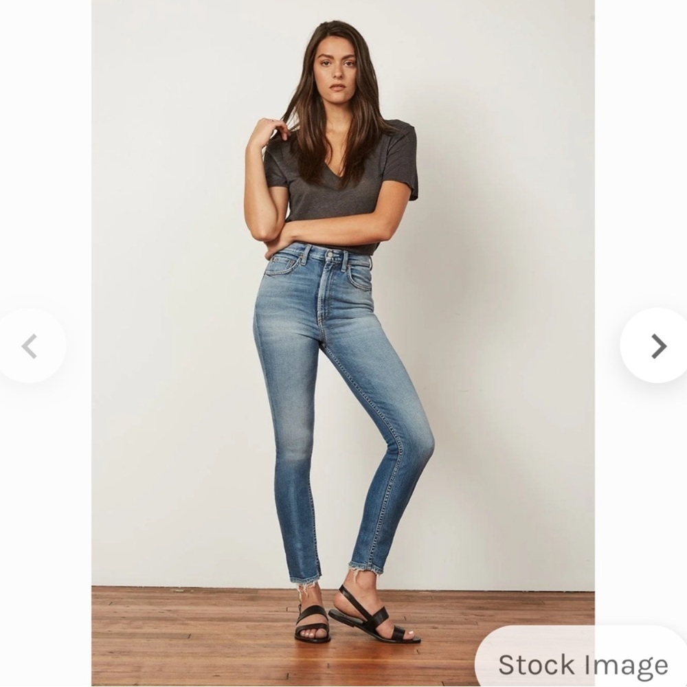 BOYISH THE ZACHARY HIGH RISE SKINNY JEANS IN BEST FOOT FORWARD 27 4